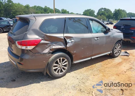 2015 Nissan Pathfinder S z USA, uszkodzony, nr VIN 5N1AR2MM0FC618294